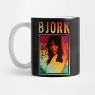 BJORK | Retro poster Mug